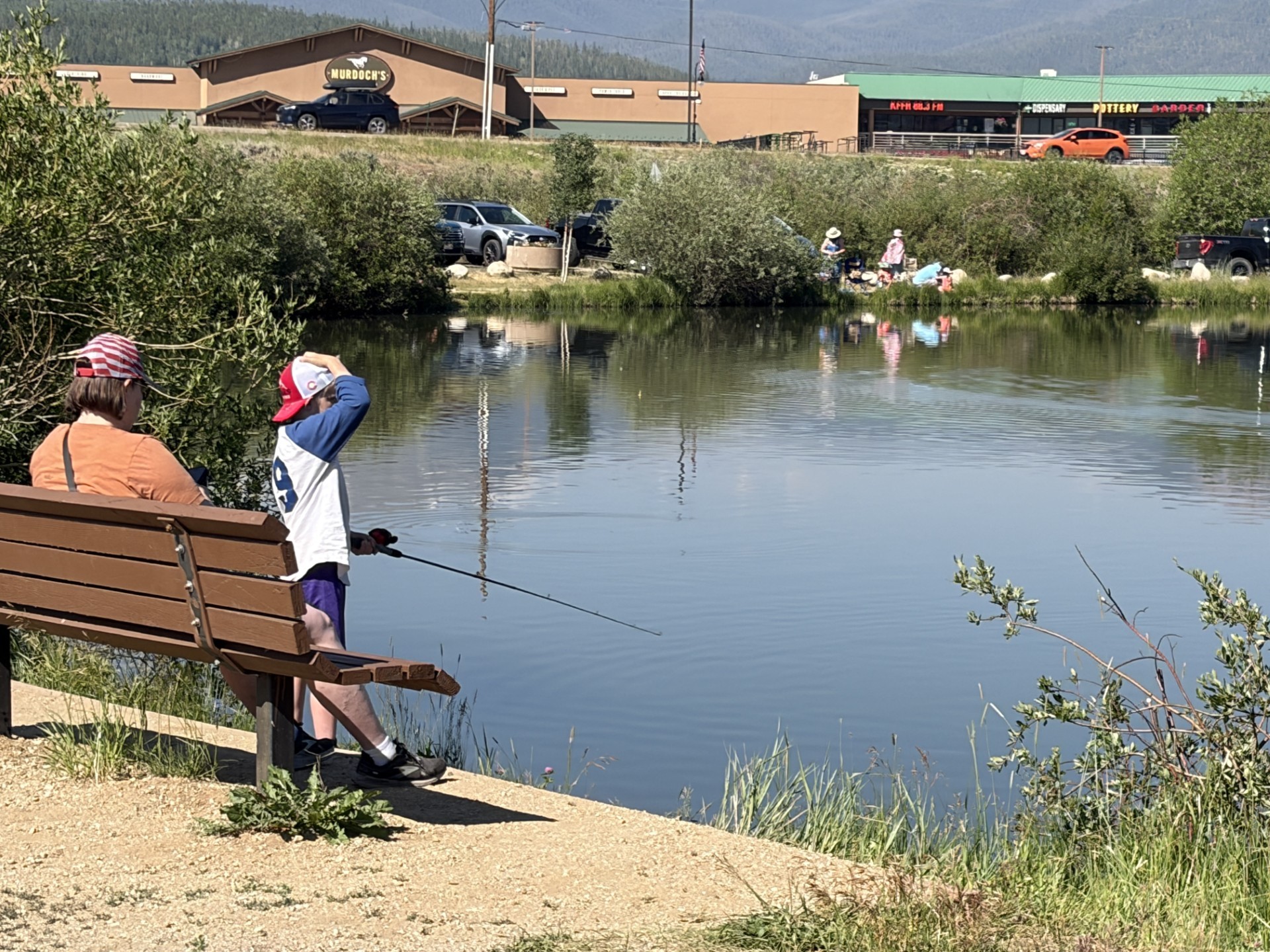 bench boy fishing bench boy fishing