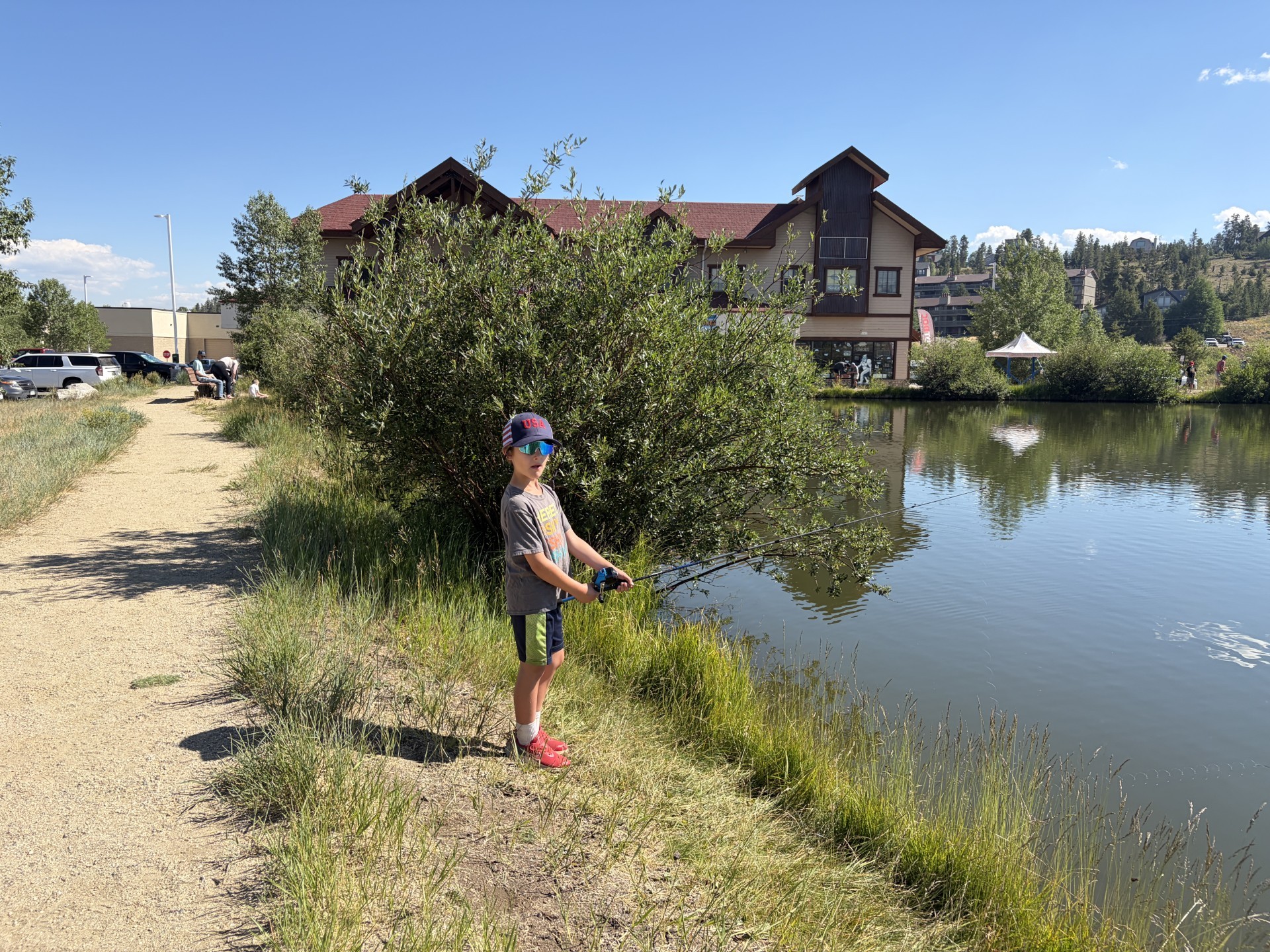 boy fishing boy fishing